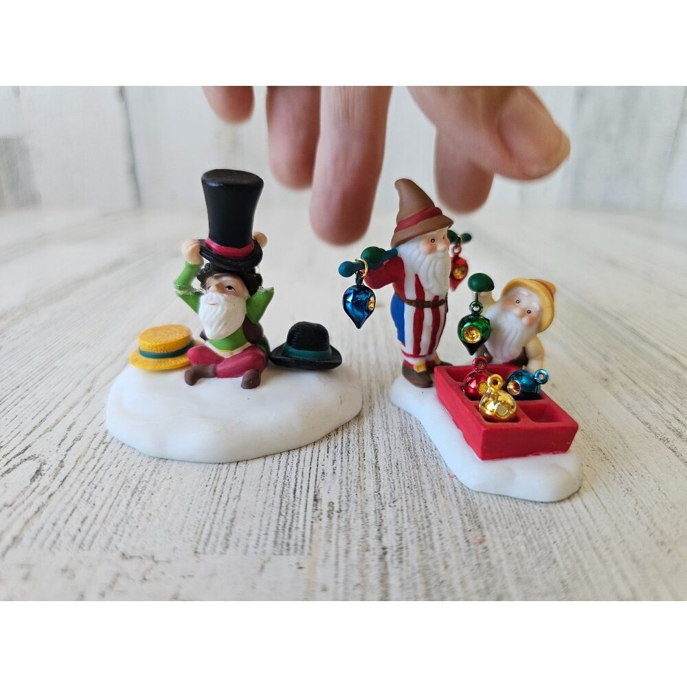 Dept 56 elf ornament dont‎ break hat AS IS people accessory village Xmas